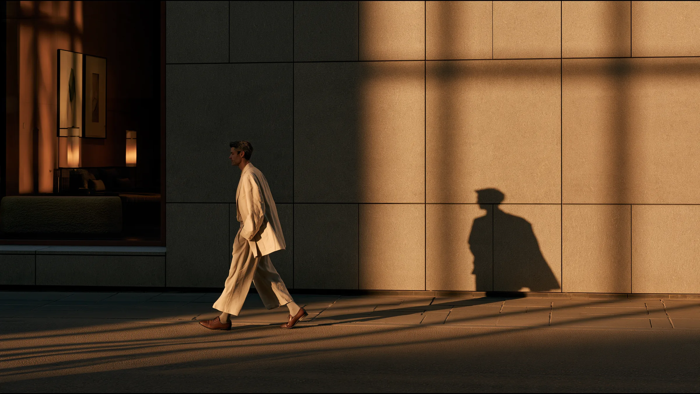 A clinician at ease in a vast, light-filled private clinic in Calgary, the city beyond the glass